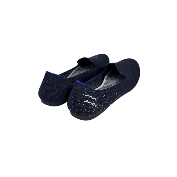 Rothy's Zodiac Aquarius Navy Blue Special Edition Loafers - Picture 7 of 12